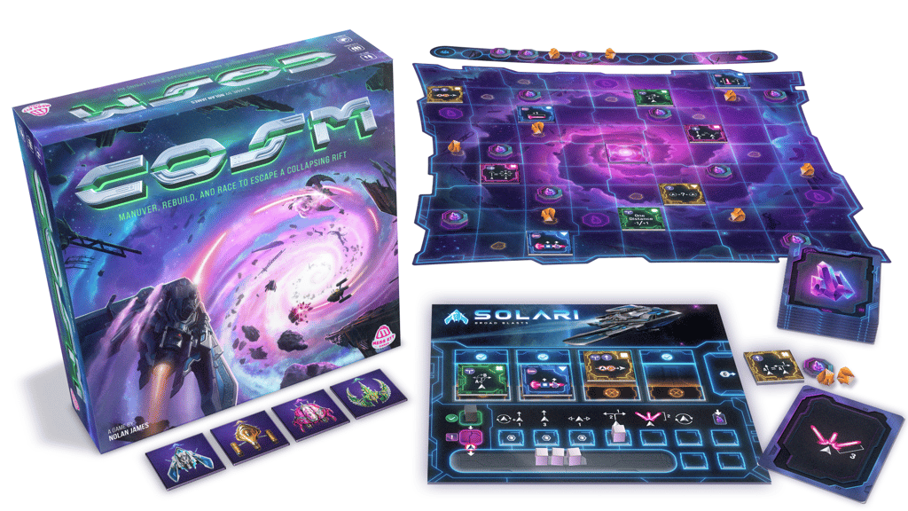 COSM puzzle game illustrations